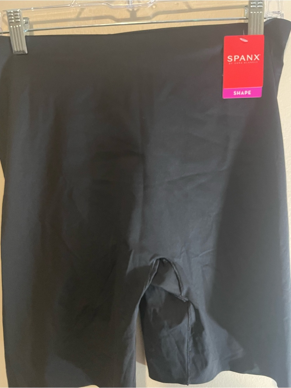 SPANX Black High-Waist Shaping Shorts